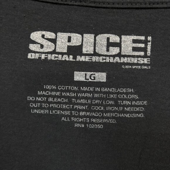 Spice Girls Self Titled Album T-Shirt Size Large - Picture 4 of 4